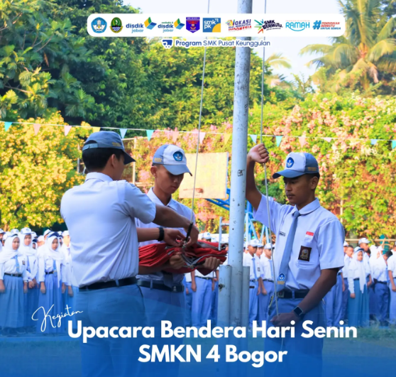 Kegiatan upacara smkn4